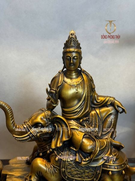 Tượng văn thù sư lợi-phổ hiền bồ tát bằng đồng
