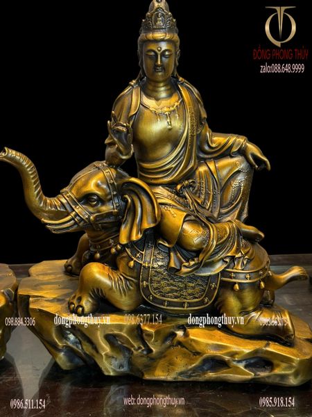Văn thù sư lợi-phổ hiền bồ tát bằng đồng