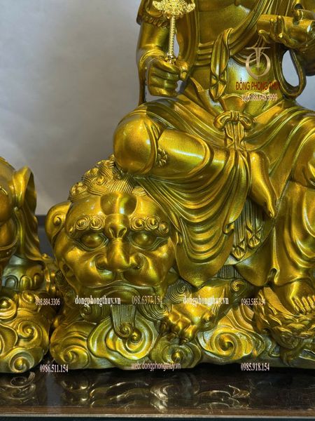 Tượng văn thù sư lợi-phổ hiền bồ tát bằng đồng