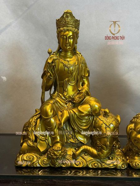 Tượng văn thù sư lợi-phổ hiền bồ tát bằng đồng