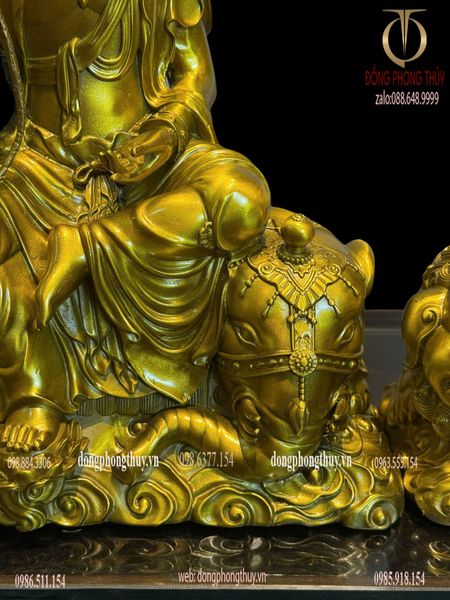 Văn thù sư lợi-phổ hiền bồ tát bằng đồng