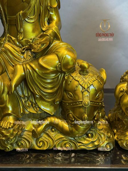 Tượng văn thù sư lợi-phổ hiền bồ tát bằng đồng
