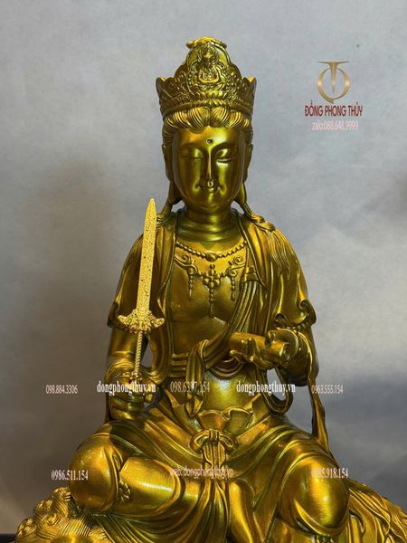 Tượng văn thù sư lợi-phổ hiền bồ tát bằng đồng