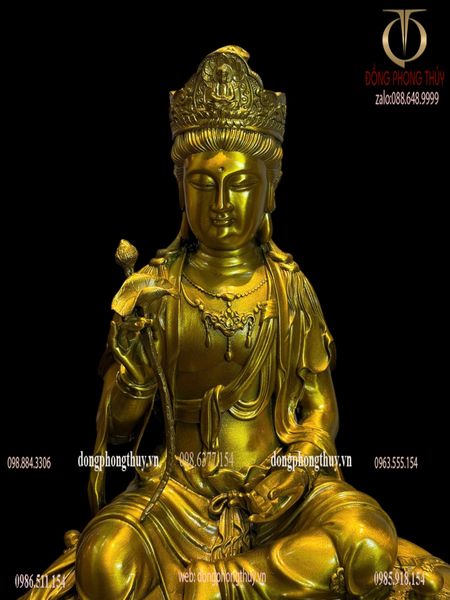 Văn thù sư lợi-phổ hiền bồ tát bằng đồng