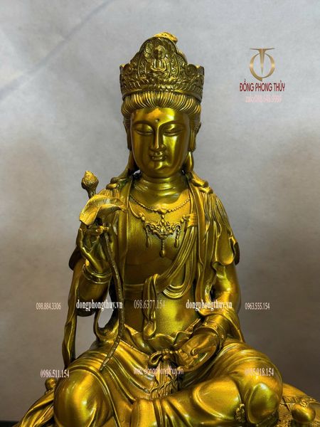 Tượng văn thù sư lợi-phổ hiền bồ tát bằng đồng