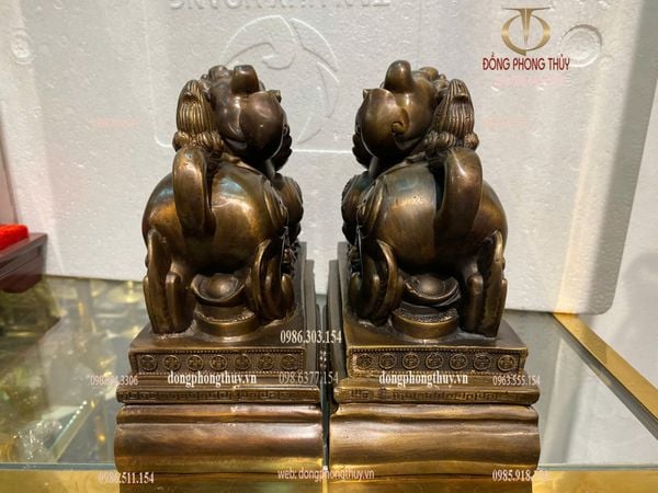 Đôi tỳ hưu đồng  Kt 20 x22x11 nặng 9 kg