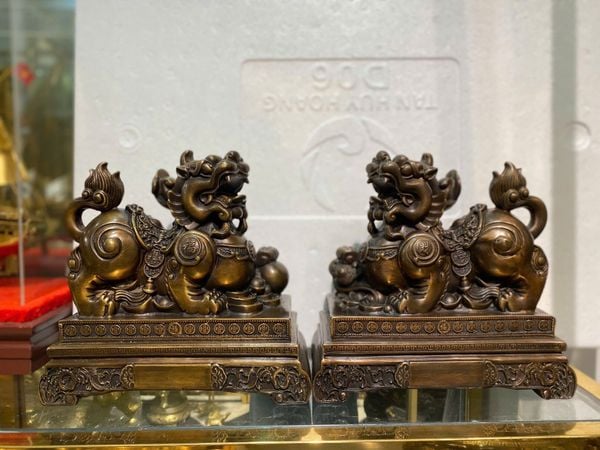 Đôi tỳ hưu đồng  Kt 20 x22x11 nặng 9 kg