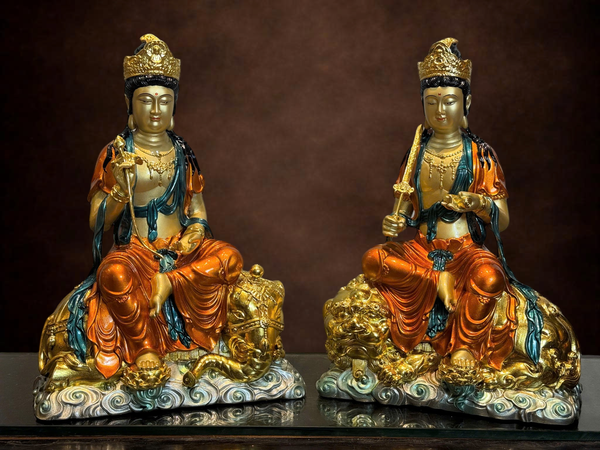 Phổ Hiền Bồ Tát-Văn Thù Sư Lợi Bồ Tát