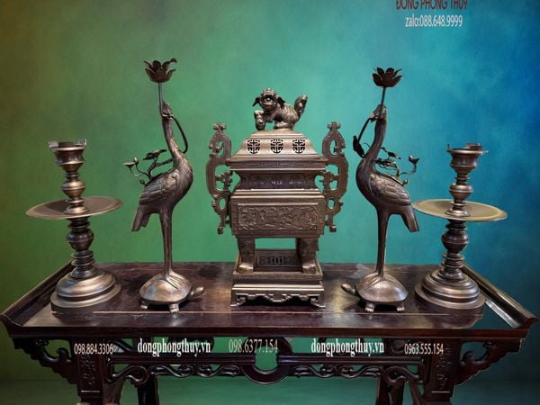 Bộ đỉnh vuông dáng cổ