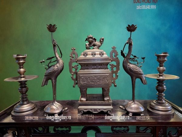 Bộ đỉnh vuông dáng cổ