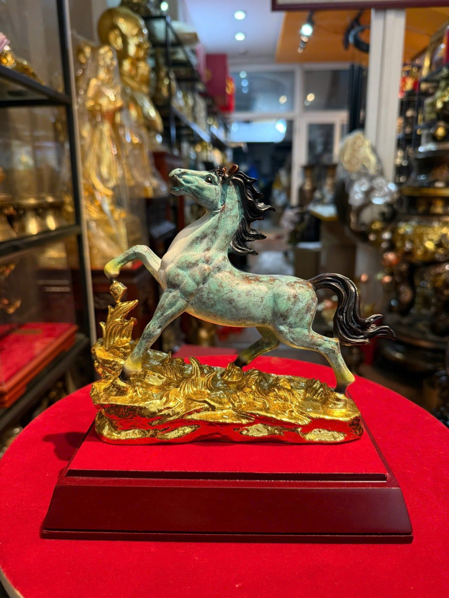 Tượng ngựa patina