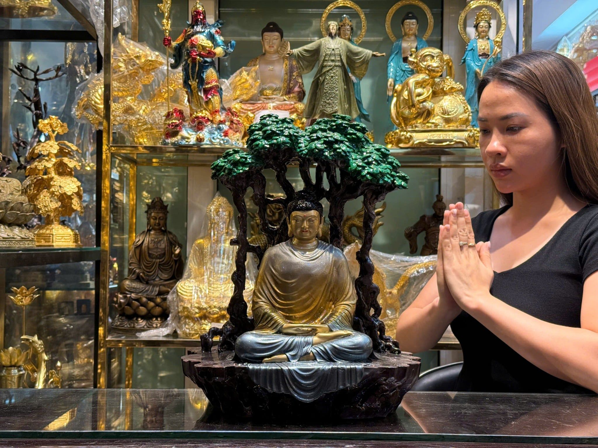 Tượng phật thích ca bằng đồng