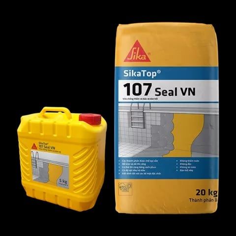 SikaTop®-107 Seal VN (Sika Topseal 107) - Vữa chống thấm và bảo vệ đàn hồi