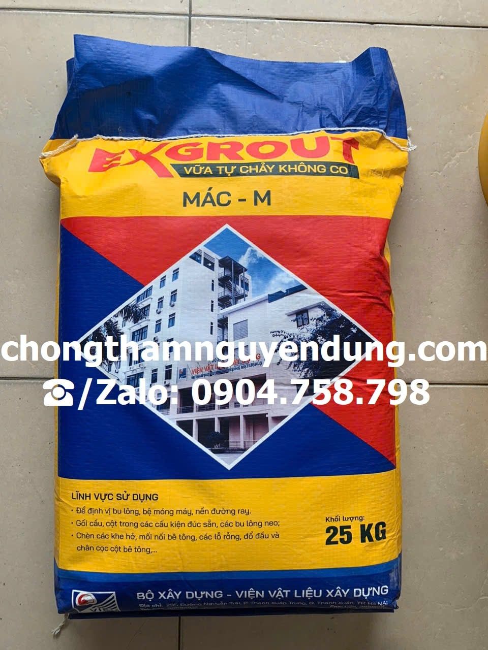 Vữa tự chảy không co EXGROUT M60