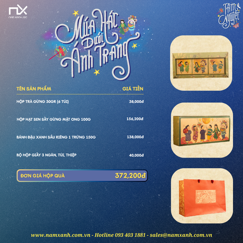  T2543 - Hộp Quà (Múa Hát Dưới Trăng) 