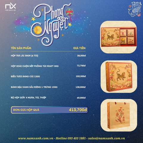  T2544 - Hộp Quà (Phong Nguyệt) 