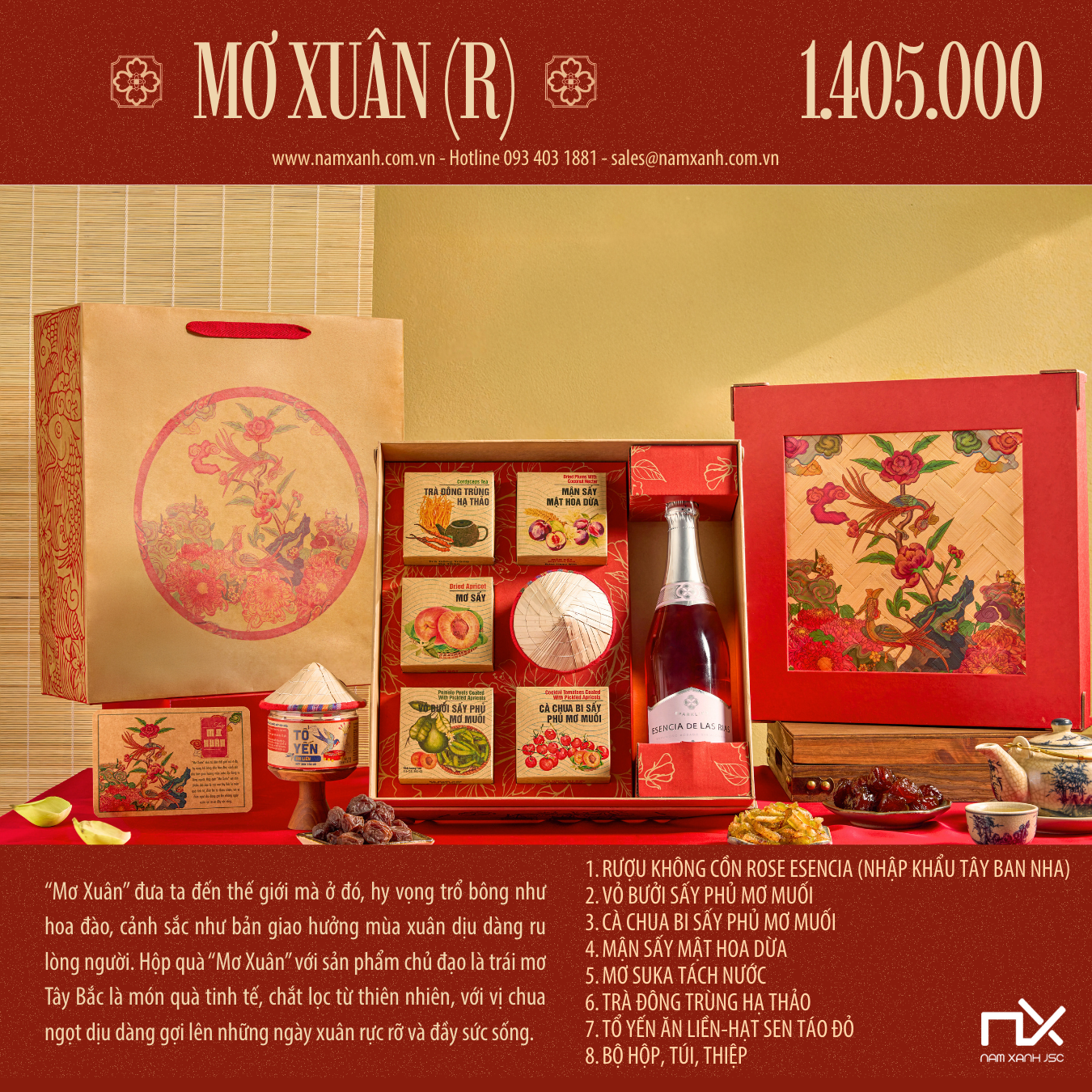  Bộ Hộp Quà Mơ Xuân - R 