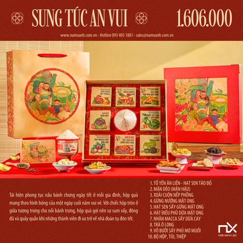  Bộ Quà Tặng Nam Xanh, Sung Túc An Vui 