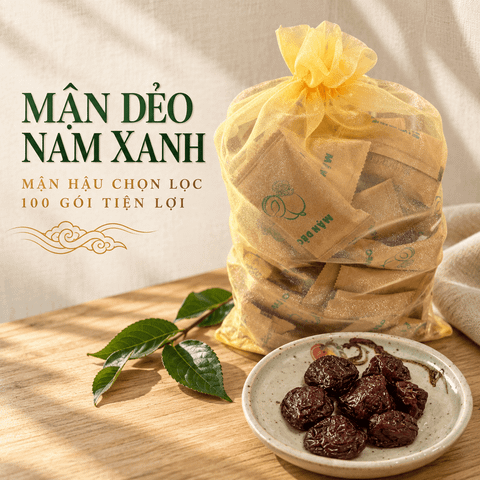  Mận Sấy Dẻo - Túi 100 Gói 
