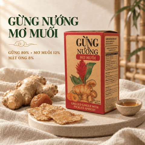  Gừng Nướng Mơ Muối 80g (110g) 