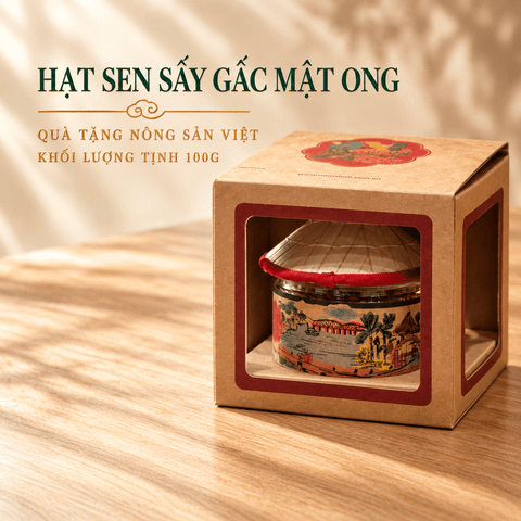  Hạt Sen Sấy Gấc Mật Ong 100g (140g) Collection 