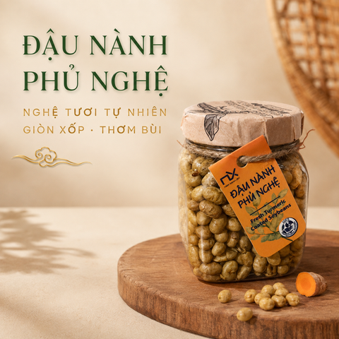  Đậu Nành Phủ Nghệ 80g (100g) 