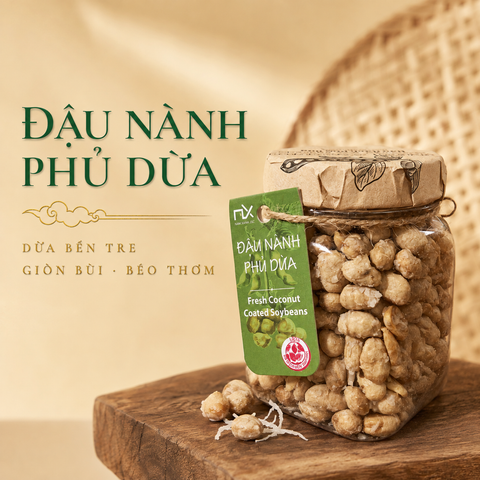  Đậu Nành Phủ Dừa 80g (100g) 
