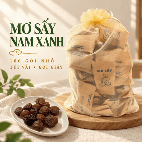  Mơ Sấy Túi 100 Gói 