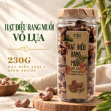 Hạt Điều Rang Muối Vỏ Lụa 250g (300g) 