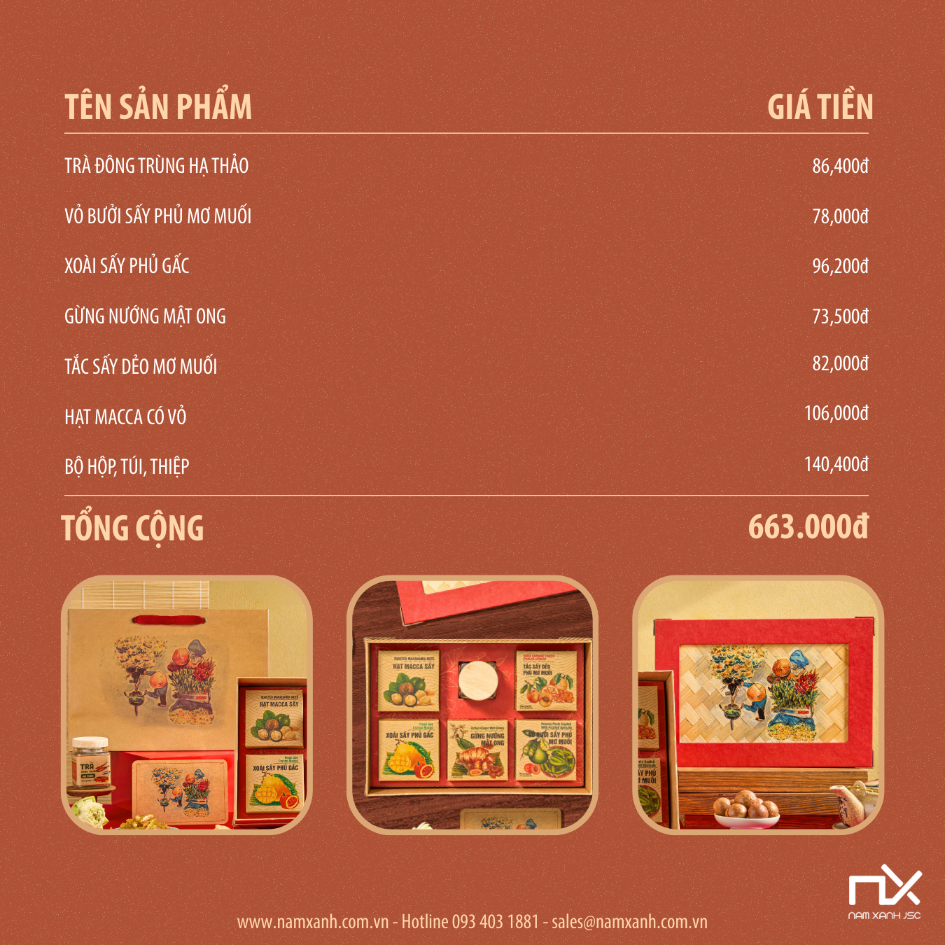  Bộ Hộp Quà Tặng Hoa Phố Mùa Xuân 