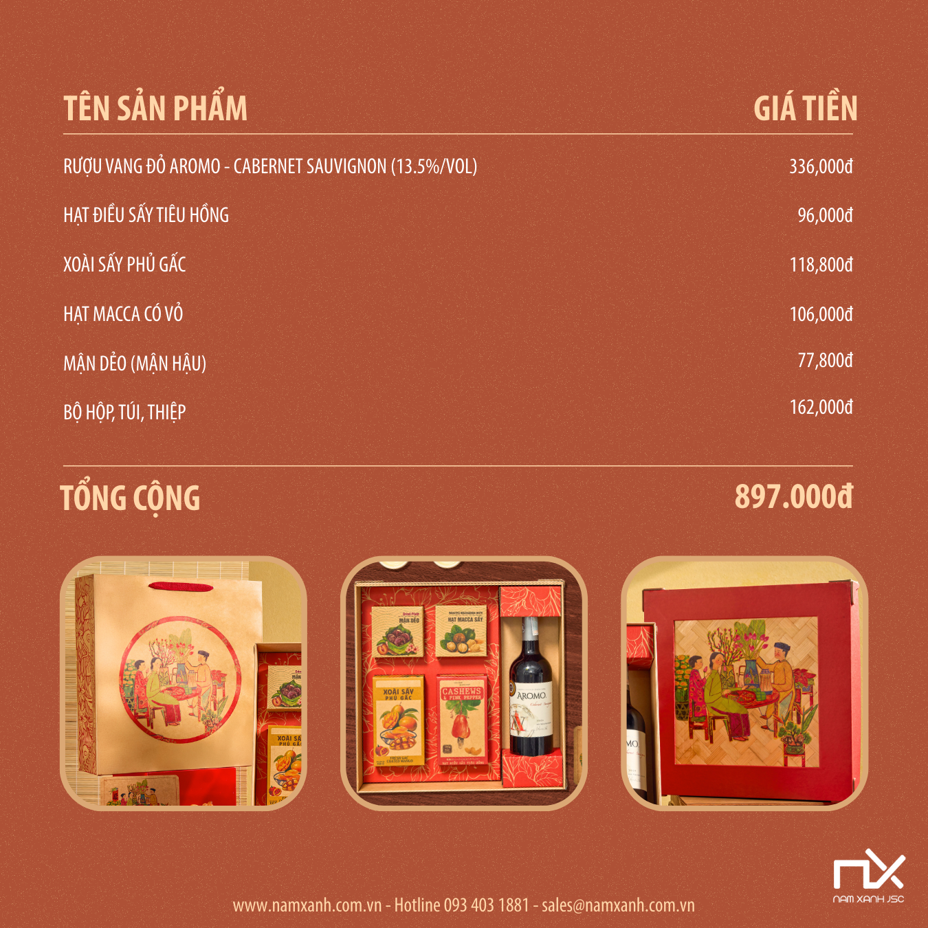  HƯƠNG CỦA TẾT - CB18 (hộp) 