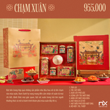  Combo Quà Tặng Nam Xanh, Bộ Hộp Chạm Xuân, Bộ Hộp Quà Tết Sang Trọng 