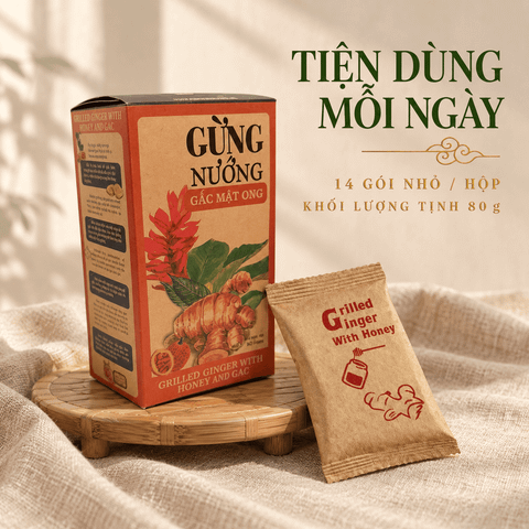  Gừng Nướng Gấc Mật Ong 80g (110g) 