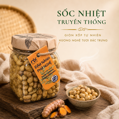  Đậu Nành Phủ Nghệ 80g (100g) 