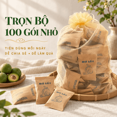  Mơ Sấy Túi 100 Gói 