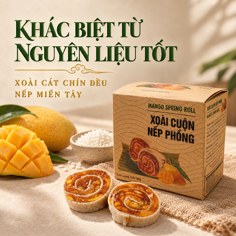  Hộp Xoài Cuộn Nếp Phồng 50g 
