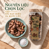  Hạt Điều Rang Muối Vỏ Lụa 250g (300g) 