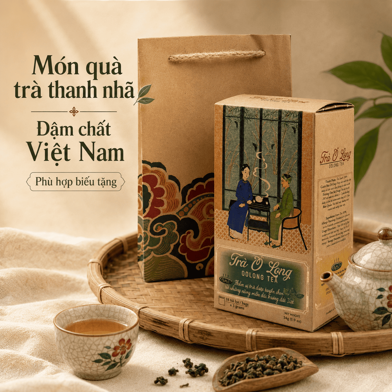  Trà Ô Long (54g) - 18 Túi Lọc 