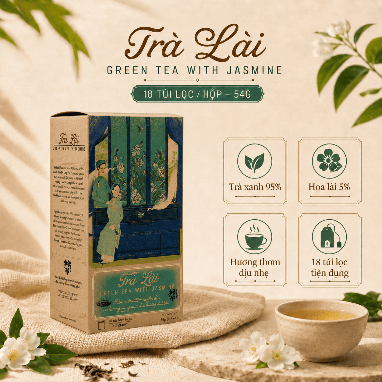  Trà Lài (54g) 