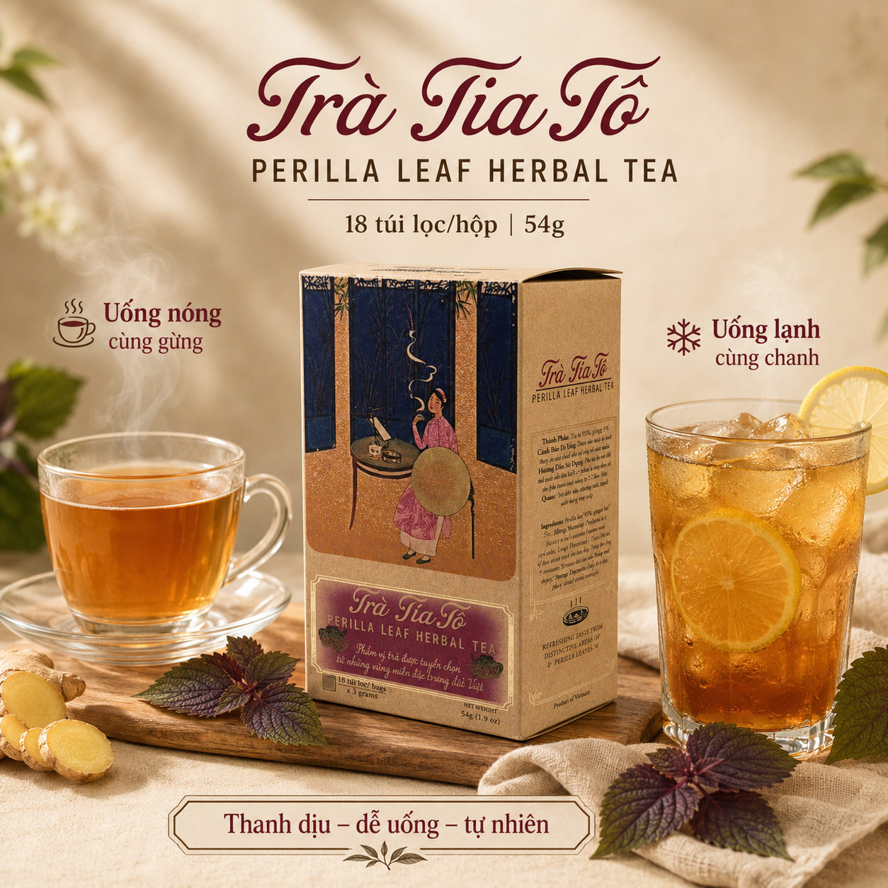  Trà Tía Tô (54g) 