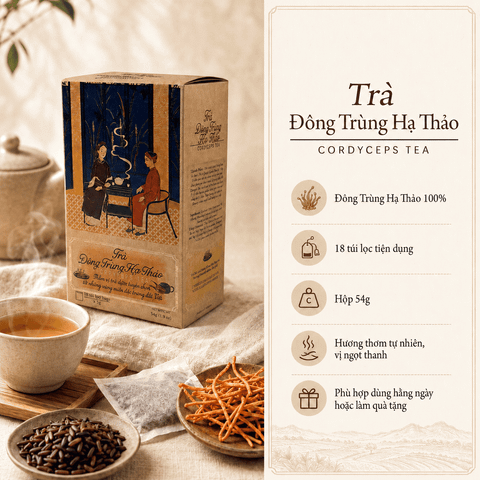 Trà Đông Trùng Hạ Thảo (54g) 