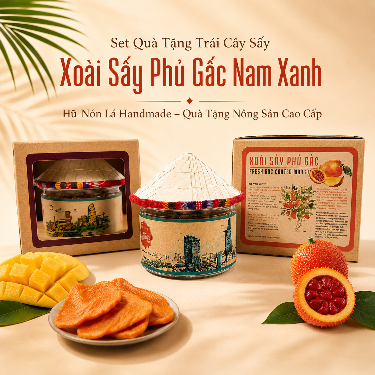  Xoài Sấy Phủ Gấc 100g (140g)_Collection 