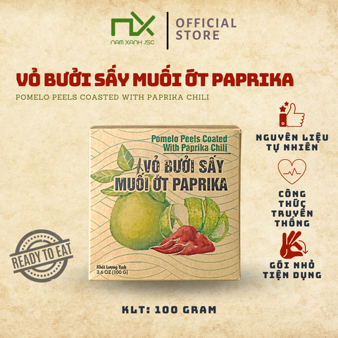  Vỏ Sấy Muối Ớt Paprika 100g 