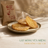  Gừng Nướng Mật Ong - Túi 100 Gói 