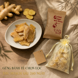  Gừng Nướng Mật Ong - Túi 100 Gói 