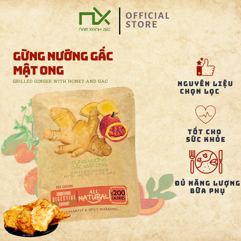  Gừng Nướng Gấc Mật Ong 20g/Túi_37451 