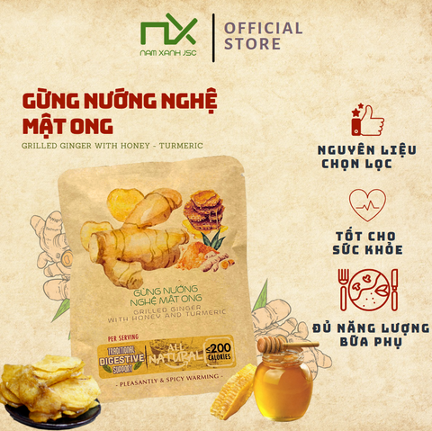  Gừng Nướng Nghệ Mật Ong 20g/Túi_37468 