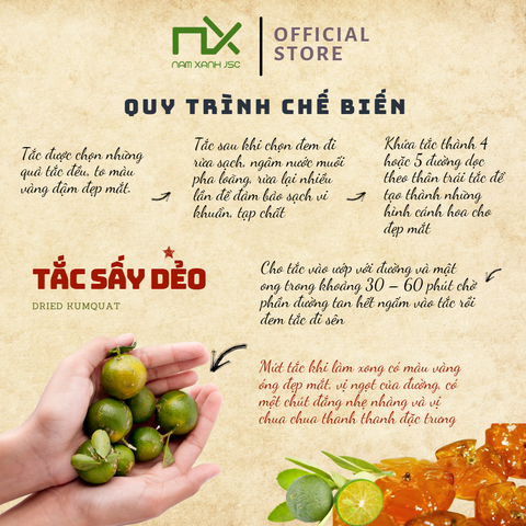  Tắc Sấy Dẻo 50g/Túi 