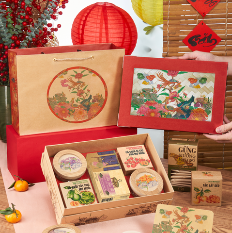  Bộ Hộp Quà Mơ Xuân - 5 Món 
