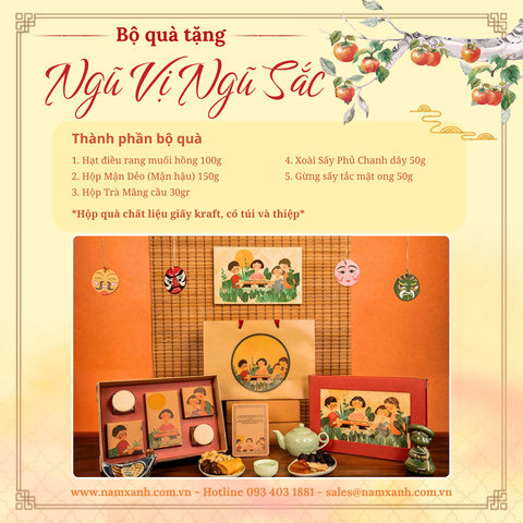  Hộp Quà Trung Thu - Ngũ Vị Ngũ Sắc 
